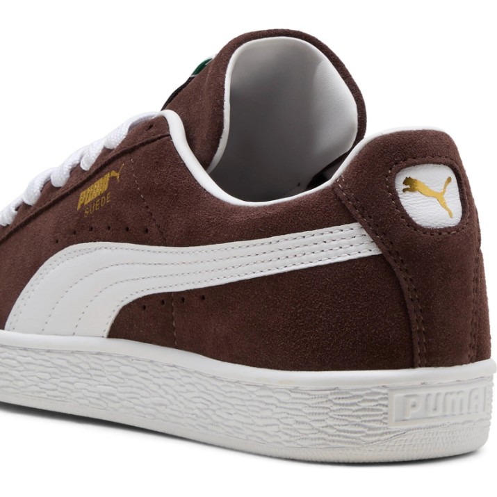 Adidași pentru bărbați Puma Suede Classic Chocolate Brown/Puma White, s.41