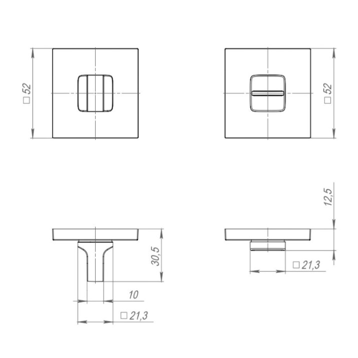 Reținere pentru ușă Ajax BK6.K.JS51 (BK6 JS) SSG-39