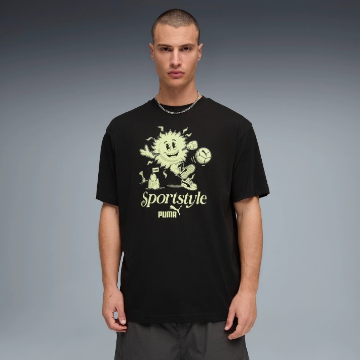 Tricou bărbătesc Puma Graphic Sun Puma Black, s.M