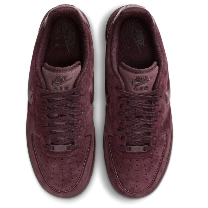Кеды женские Nike Air Force 1 07 Burgundy Crush, s.38