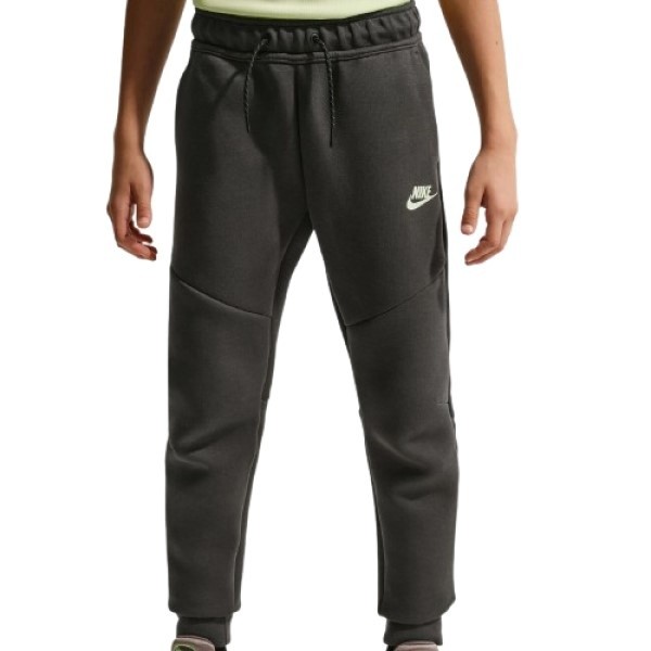 Детские спортивные штаны Nike Sportswear Tech Fleece Anthracite/Black/Light Liquid Lime, s.M