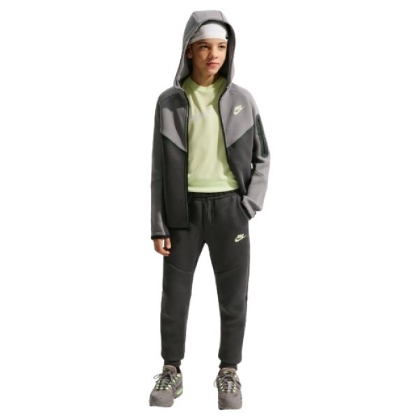 Детские спортивные штаны Nike Sportswear Tech Fleece Anthracite/Black/Light Liquid Lime, s.S