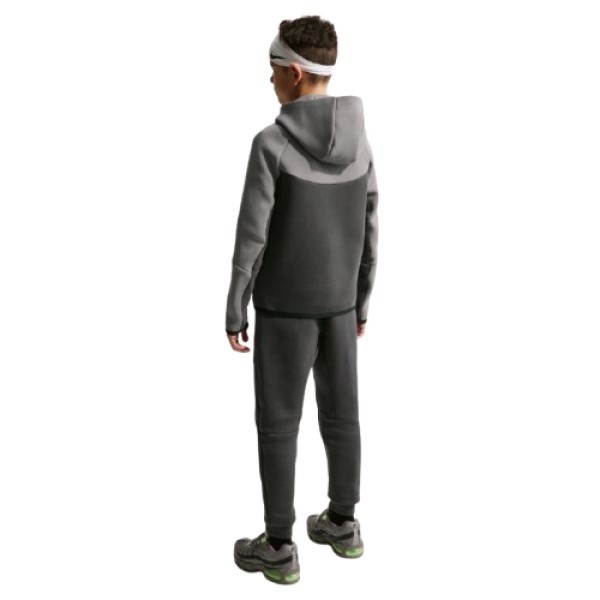 Детские спортивные штаны Nike Sportswear Tech Fleece Anthracite/Black/Light Liquid Lime, s.XS