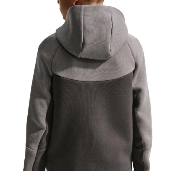 Hanorac pentru copii Nike Sportswear Tech Fleece Pencil Point/Anthracite/Light Liquid Lime, s.XL