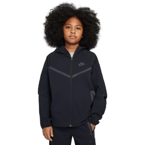 Детская толстовка Nike Tech Older Kids Triple Black, s.L