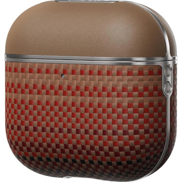 Husă pentru căști Pitaka Aramid Fiber Magnetic Case for AirPods 4 Sunset (APM2405)