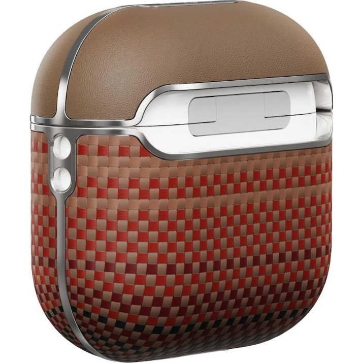 Чехол для наушников Pitaka Aramid Fiber Magnetic Case for AirPods 4 Sunset (APM2405)