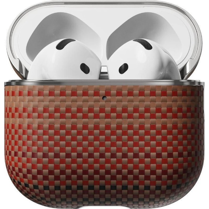 Чехол для наушников Pitaka Aramid Fiber Magnetic Case for AirPods 4 Sunset (APM2405)