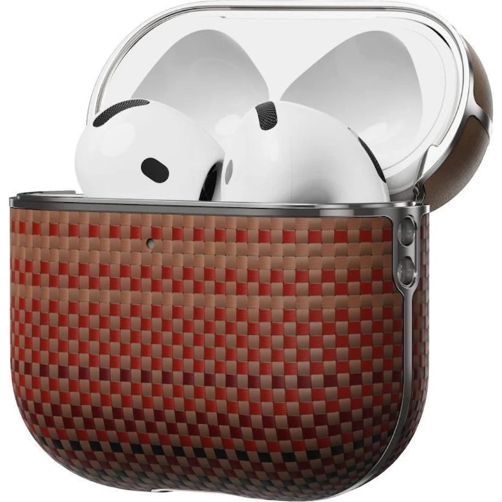 Чехол для наушников Pitaka Aramid Fiber Magnetic Case for AirPods 4 Sunset (APM2405)