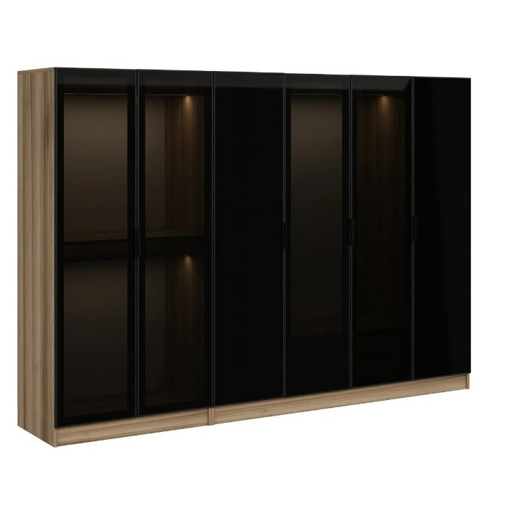 Dulap Trendy Kale 7650 Dore/Black 270x210x52cm GTR004712