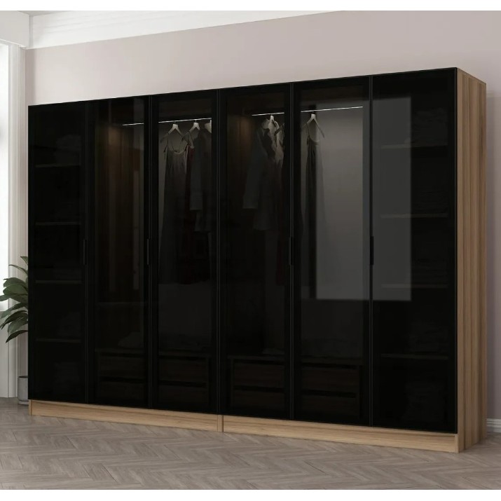 Dulap Trendy Kale 7651 Dore/Black 270x210x52cm GTR004713