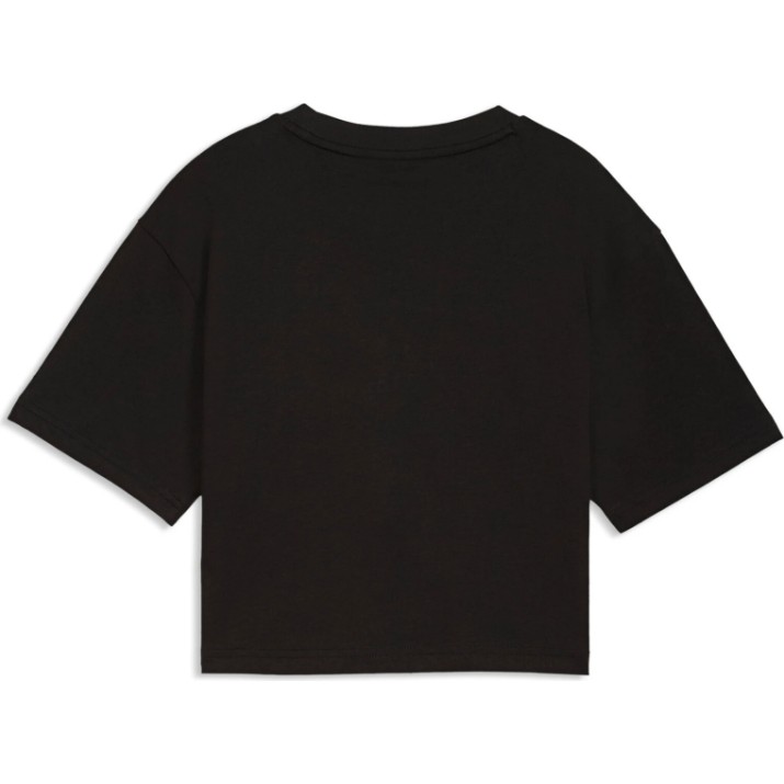 Tricou pentru copii Puma Graphic Cat Stamp Puma Black, s.128