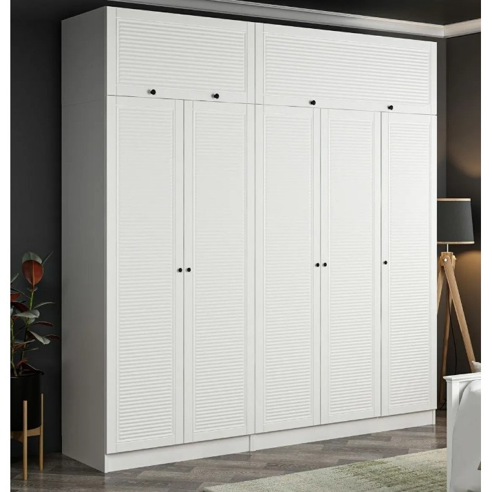 Шкаф Trendy Kale 8402 White 225x235x52cm GTR004734