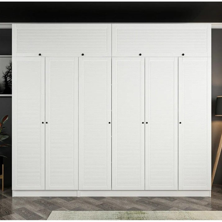 Шкаф Trendy Kale 8433 White 270x255x52cm GTR004740