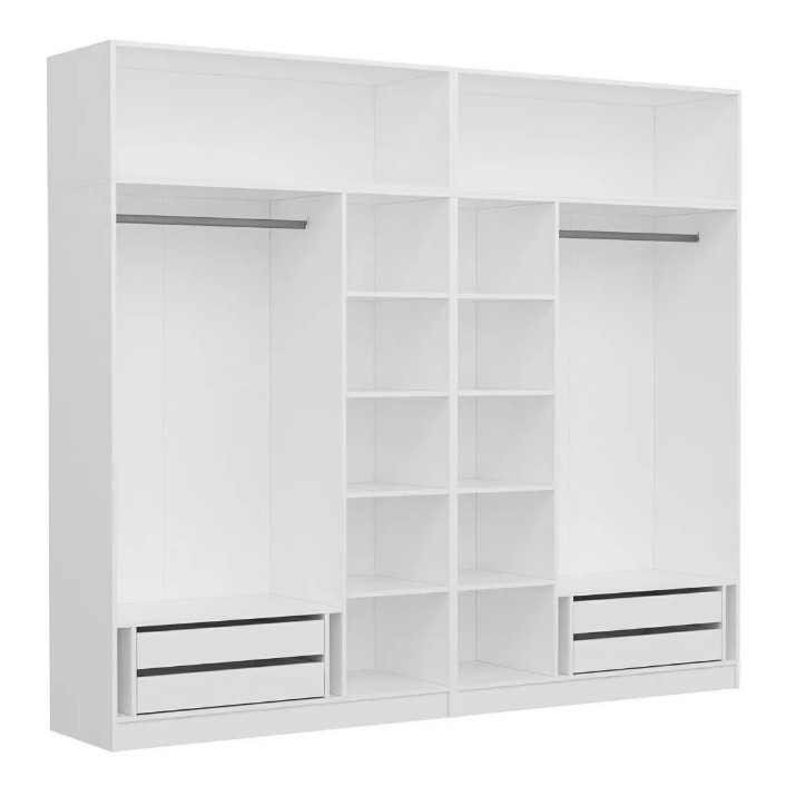Dulap Trendy Kale 8434 White 270x255x52cm GTR004741