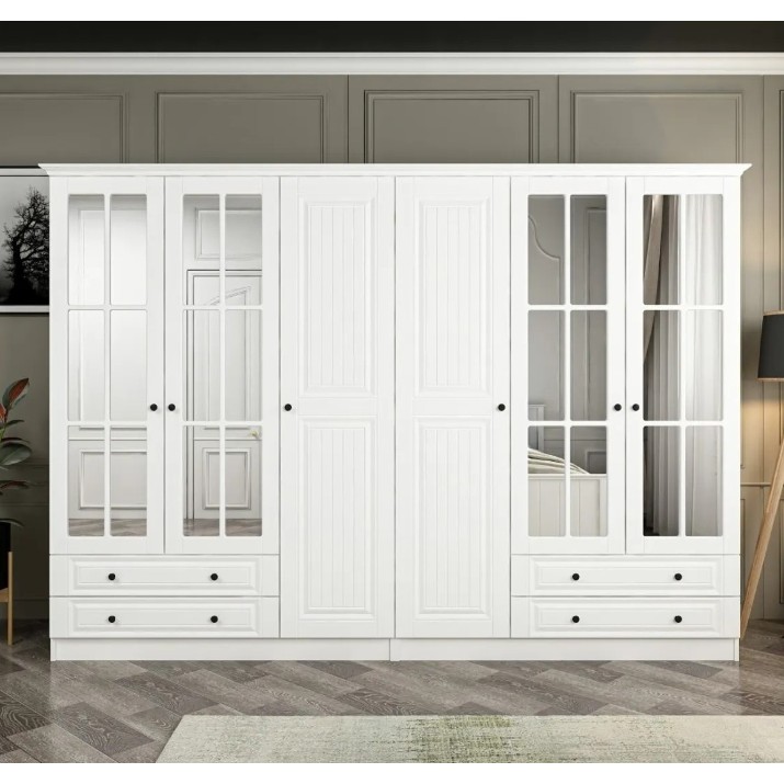 Шкаф Trendy Kale Mebran 4020 White 270x190x52cm GTR001826
