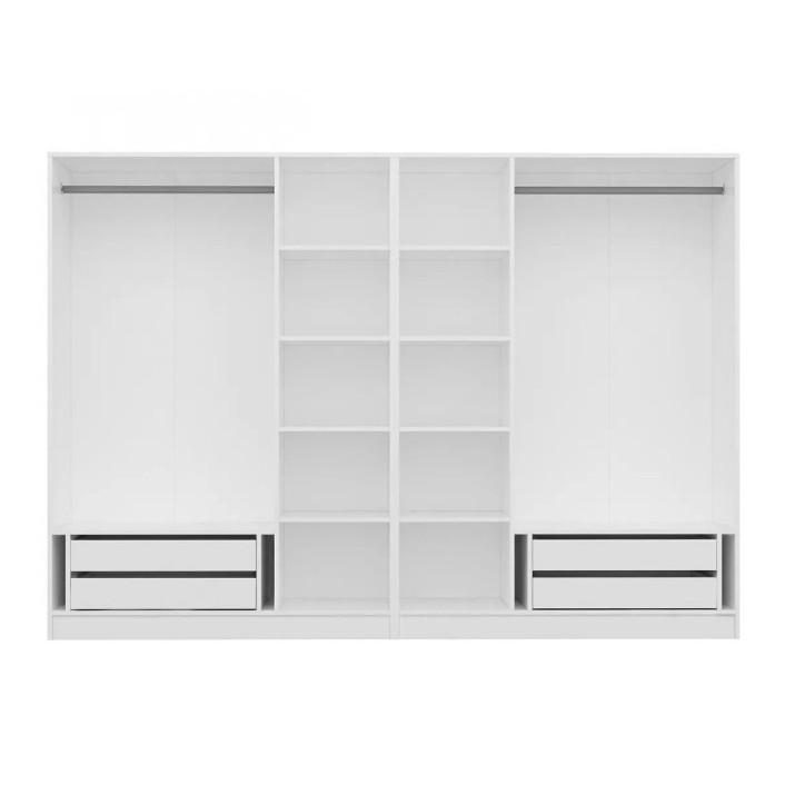 Шкаф Trendy Kale Mebran 4784 White 270x210x52cm GTR001830