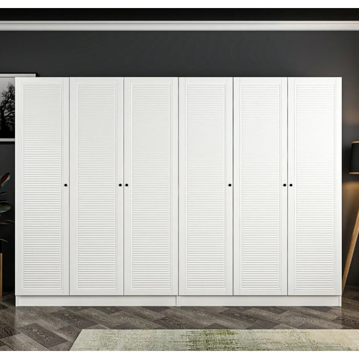 Dulap Trendy Kale Mebran 8394 White 270x190x52cm GTR001824