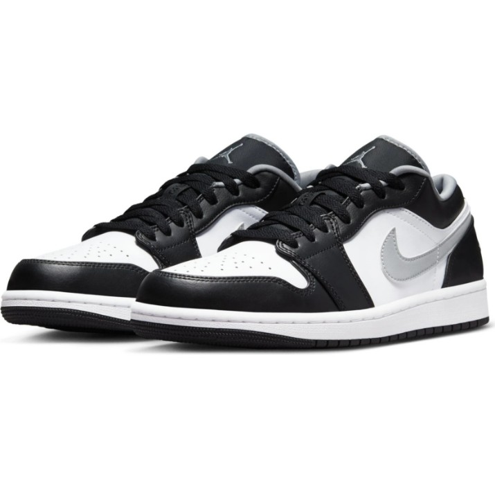 Ghete pentru bărbați Nike Air Jordan 1 Low Black/White/Particle Grey, s.40.5