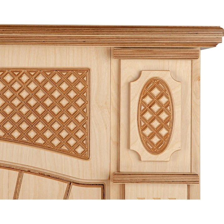 Электрокамин Art Flame Amsterdam Wood & Meridian Beige