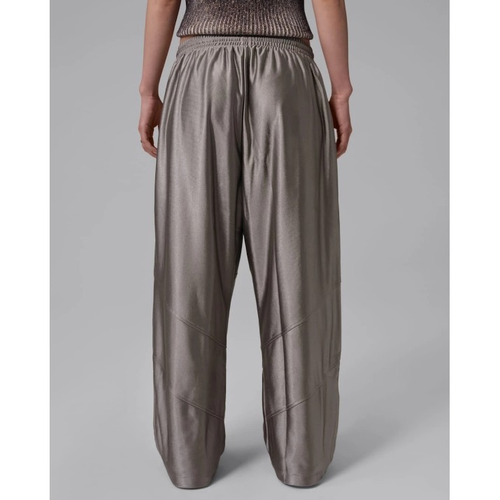 Pantaloni spotivi de dame Nike Jordan Brooklyn Tracksuit Bottoms Enigma Stone/White, s.S