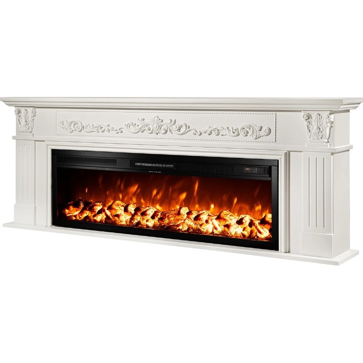 Электрокамин Art Flame Bella & Tanzania White