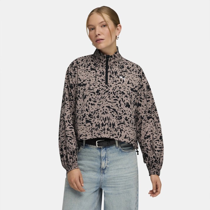 Jachetă damă Puma Ess Graphic Animal Sandstone, s.XS