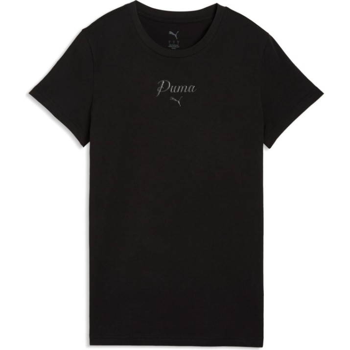 Tricou de dame Puma Essentials Script Puma Black, s.XS