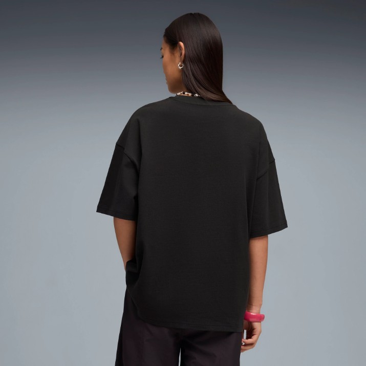 Женская футболка Puma Street Glam Oversize Puma Black, s.XS