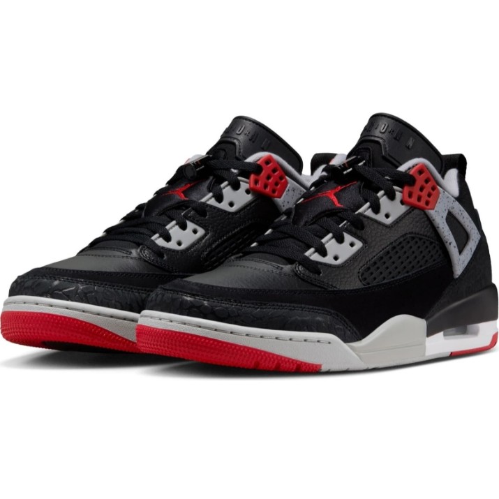 Adidași pentru bărbați Nike Jordan Spizike Low Black/Wolf Grey/White/Gym Red, s.40.5