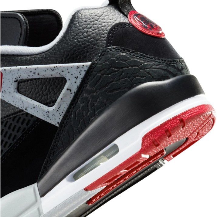 Adidași pentru bărbați Nike Jordan Spizike Low Black/Wolf Grey/White/Gym Red, s.40.5