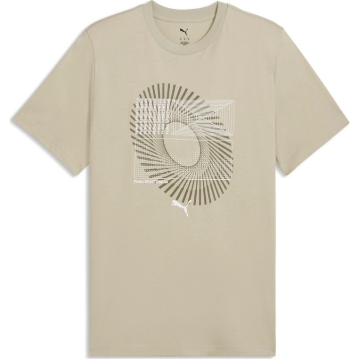 Мужская футболка Puma Graphic Circular Pebble Gray, s.XXL