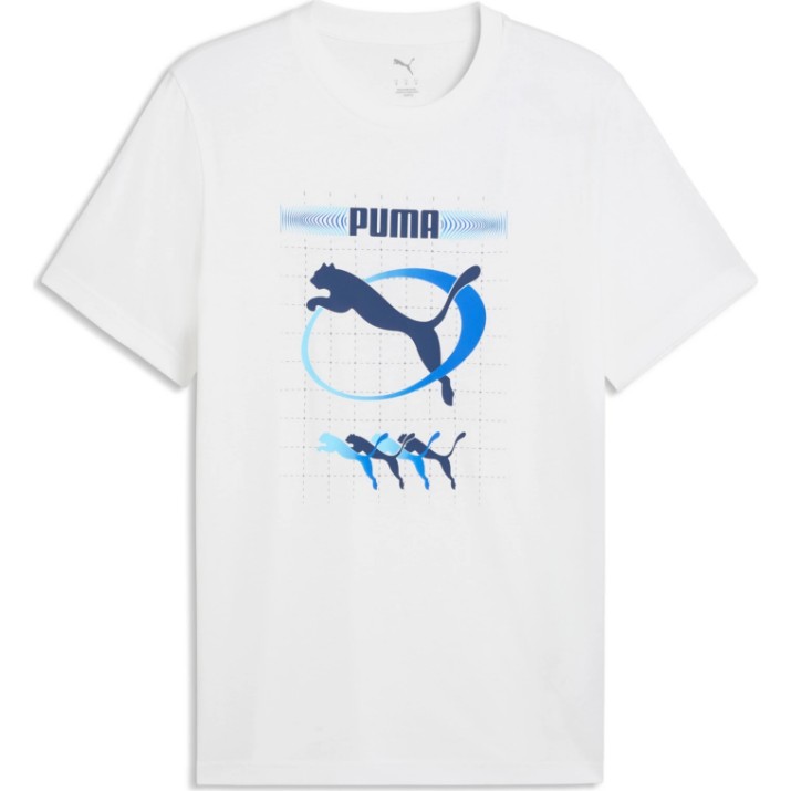 Мужская футболка Puma Graphic Execution Puma White, s.XXL (69178602)