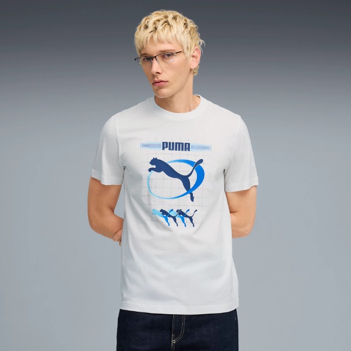 Мужская футболка Puma Graphic Execution Puma White, s.XXL (69178602)