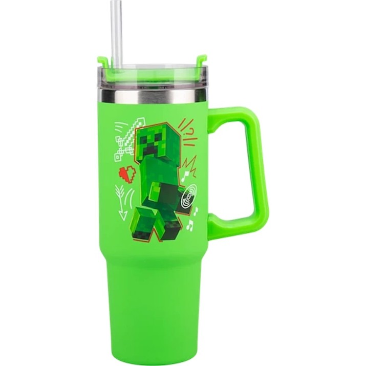 Сană termică Paladone Minecraft Green 900ml (PP14600MCF)