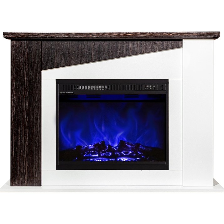 Электрокамин Art Flame Gaspar & Lorance White/Dark Walnut