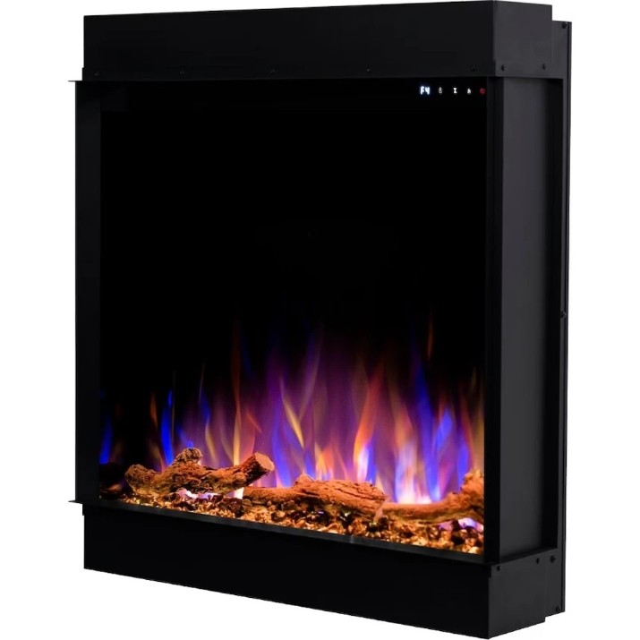 Șemineu electric Art Flame Gilbert Black