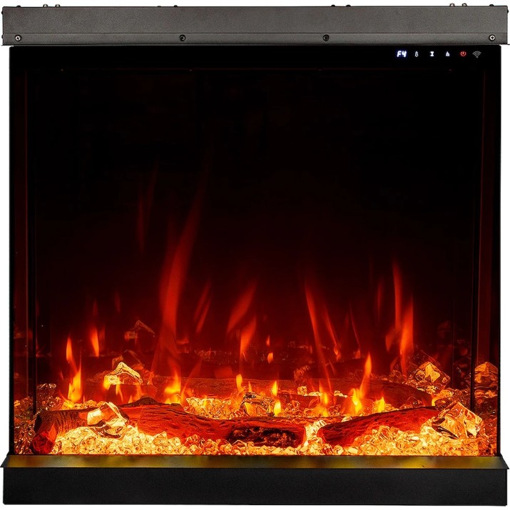 Șemineu electric Art Flame Gilbert Black
