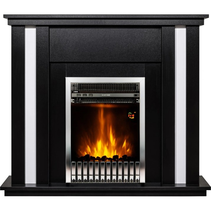 Электрокамин Art Flame Gustavo & Gala Silver Black
