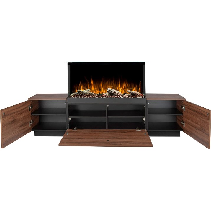 Șemineu electric Art Flame Lumea & Haiti 40 Oak/White