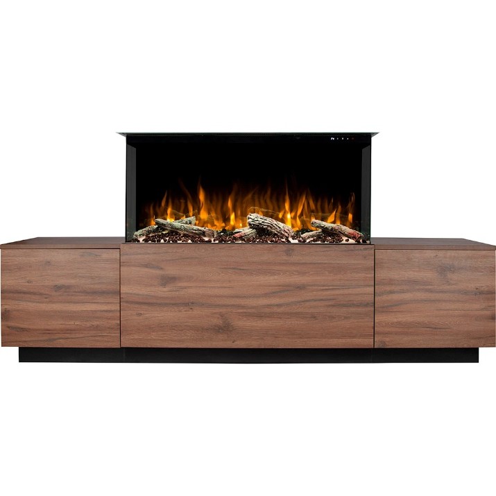 Șemineu electric Art Flame Lumea & Haiti 40 Oak/White