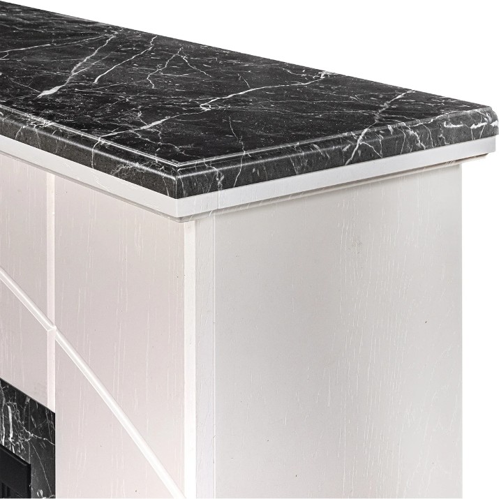 Șemineu electric Art Flame Madeira Lux & Lorance Ivory/Dark Gray