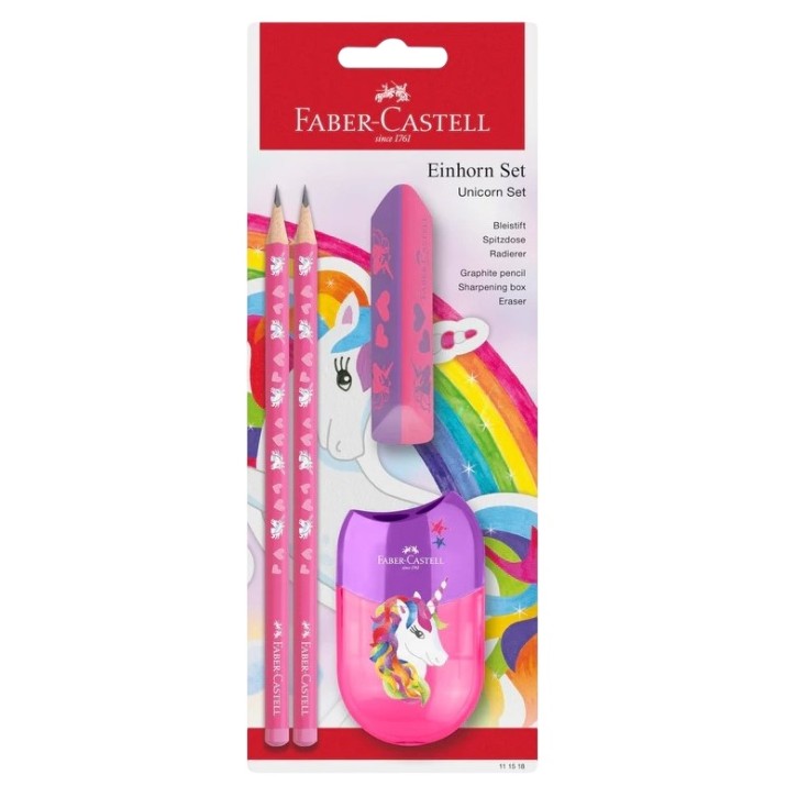 Набор письменных принадлежностей Faber-Castell Unicorn GP+ Acc Set 111518