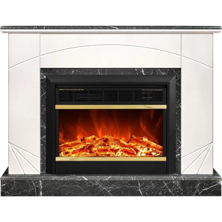 Электрокамин Art Flame Madeira Lux & Mars Ivory/Dark Gray