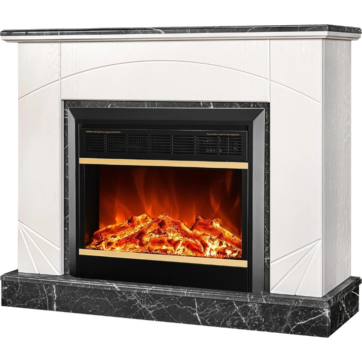 Электрокамин Art Flame Madeira Lux & Mars Ivory/Dark Gray
