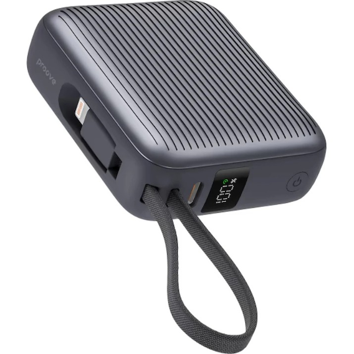 Acumulator extern Proove Moon Rock 10000mAh Gray (PBM122012105)