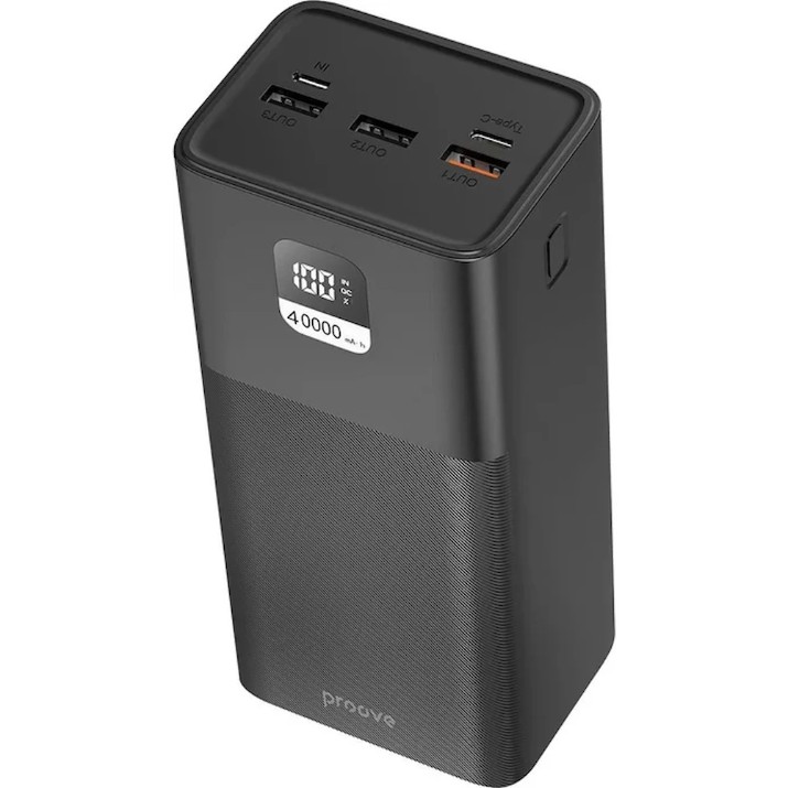 Внешний аккумулятор Proove Giant 40000mAh Black (PBGI99320001)