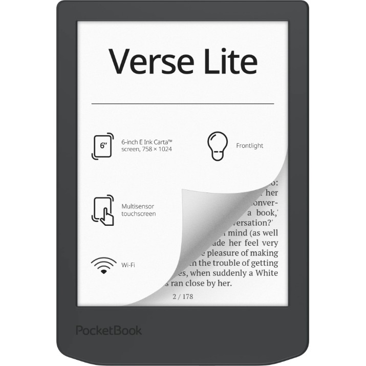 eBook Pocketbook 619 Verse Lite Mist Gray
