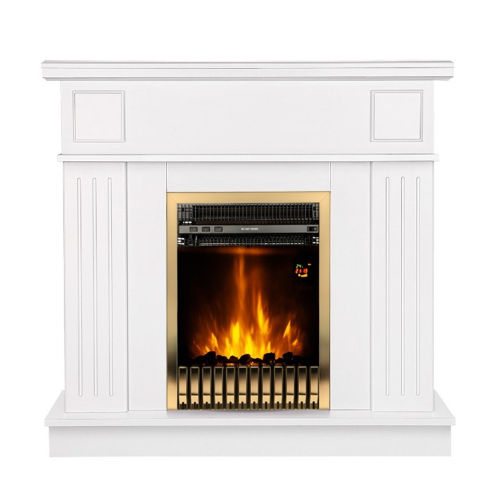 Șemineu electric Art Flame Marina & Gala Gold White