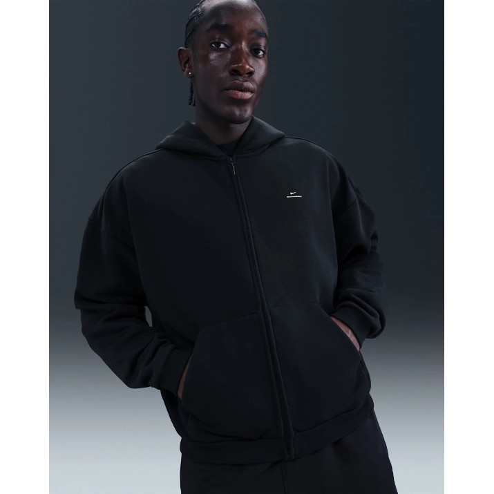 Hanorac pentru bărbați Nike Standard Issue Therma-Fit Black/Pale Ivory, s.M